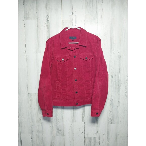 Talbots Red Corduroy Jacket Size XL - Picture 1 of 6
